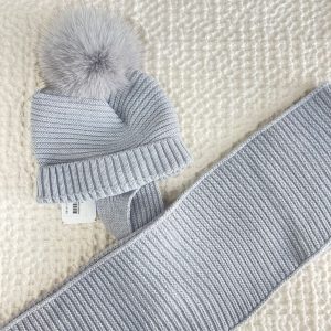 GORRO + BUFANDA MAC ILUSION GRIS