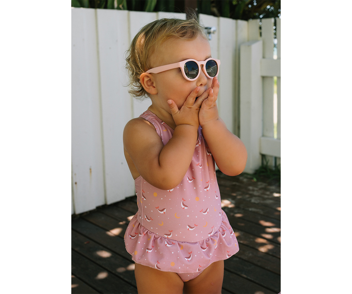 Bañador Cruzado con Volantes Whale Pink - Imagen 5