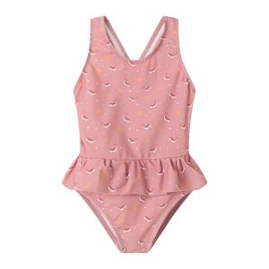 Bañador Cruzado con Volantes Whale Pink