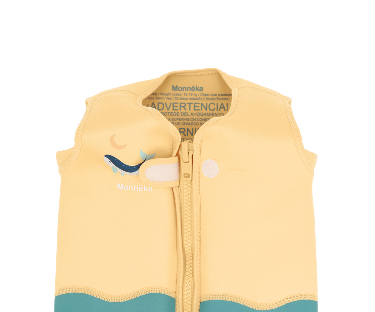 Chaleco Flotador Aprendizaje Whale Teal - Imagen 4