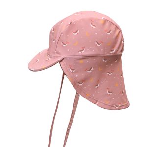 Gorro Playa Bebé Whale Pink