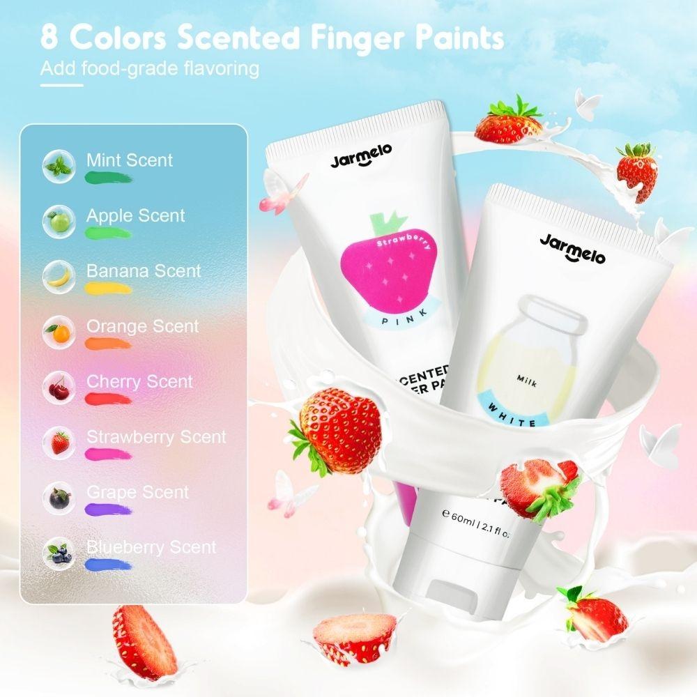 Pintura de dedos perfumada (12 ud.) - Imagen 2
