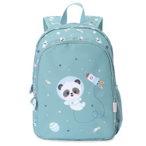 Mochila Mediana Pandas in Space + Llavero Personalizable