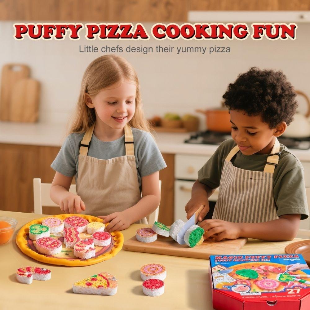 Set pintura de espuma - PIZZA - Imagen 4